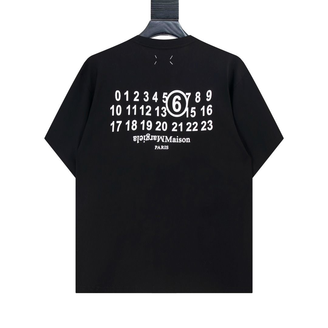 いま人気のアイテム 今日特価】Maison Margiela T ハイクオリティー数字プリント ミュージシャン