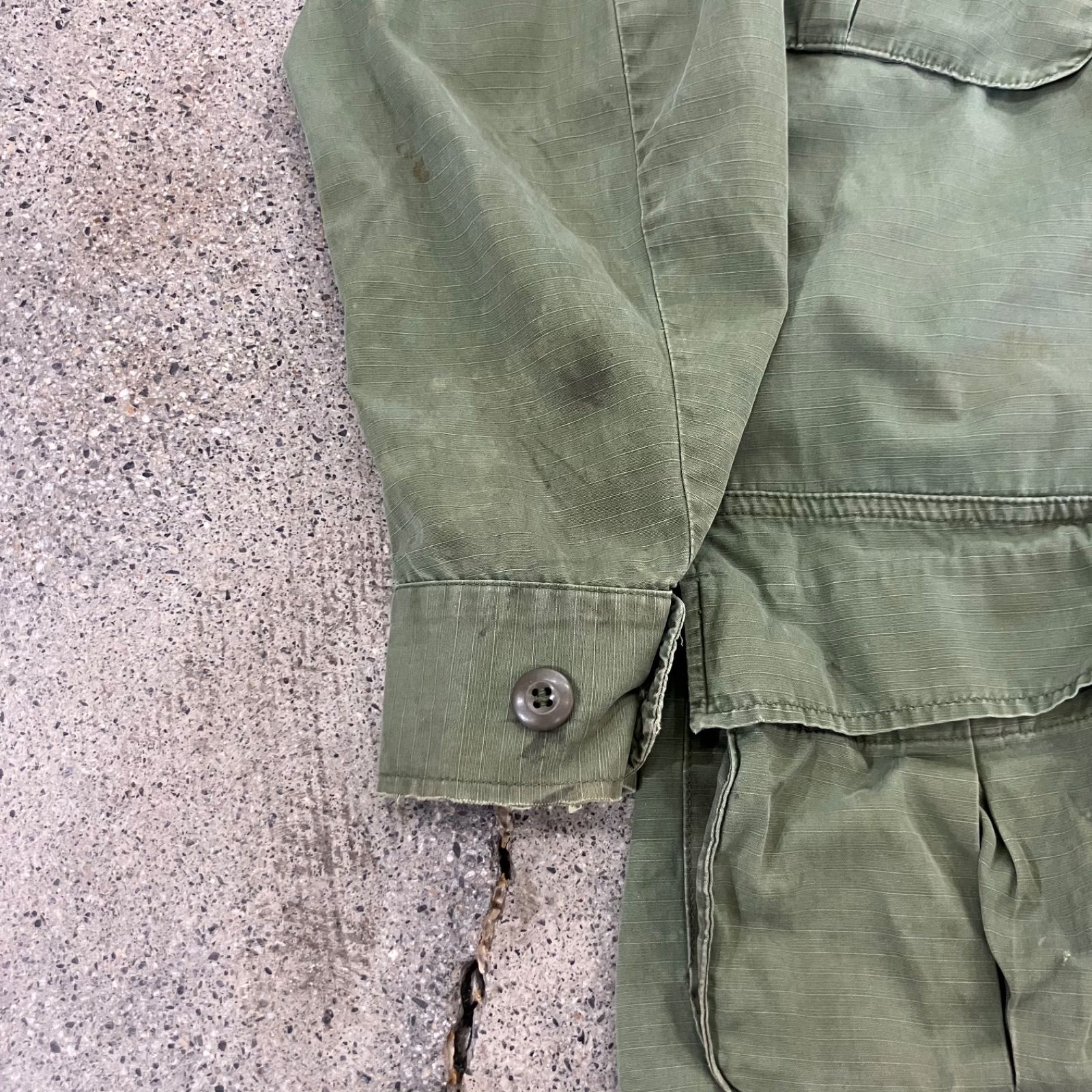 Military】60s Jungle Fatigue Jacket 4th 