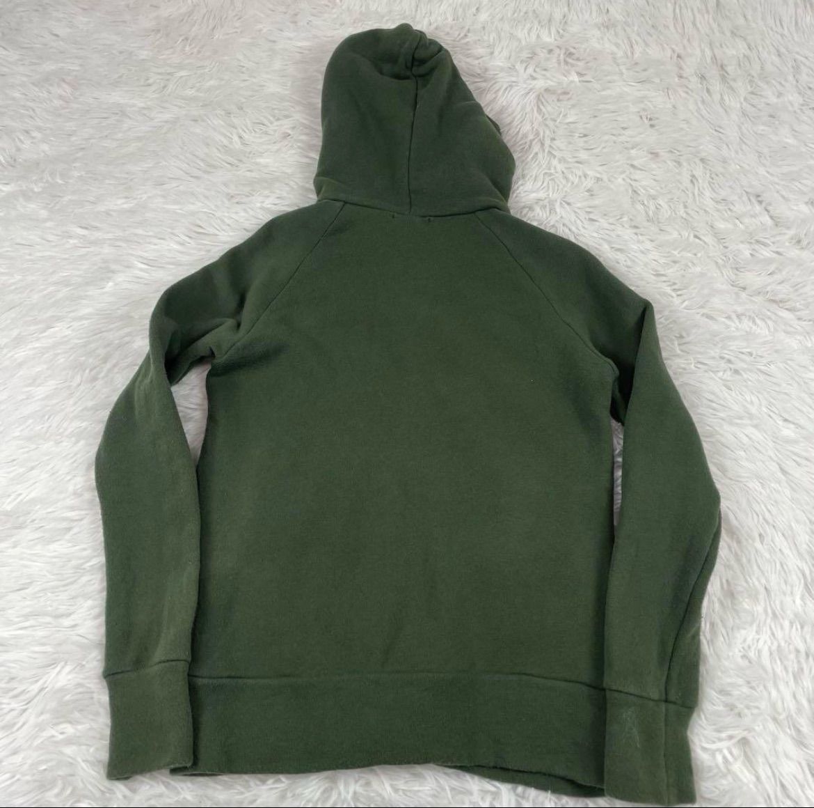 ミナペルホネン ジップアップ パーカー チャーム グリーン バード