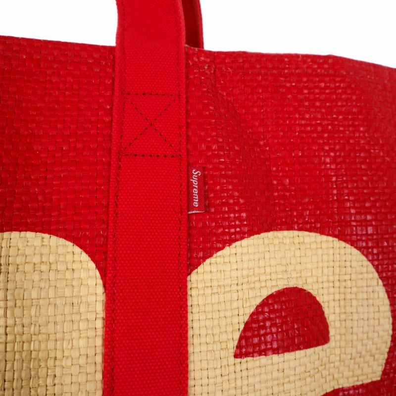 シュプリーム SUPREME 20SS Raffia Tote ラフィア トートバッグ