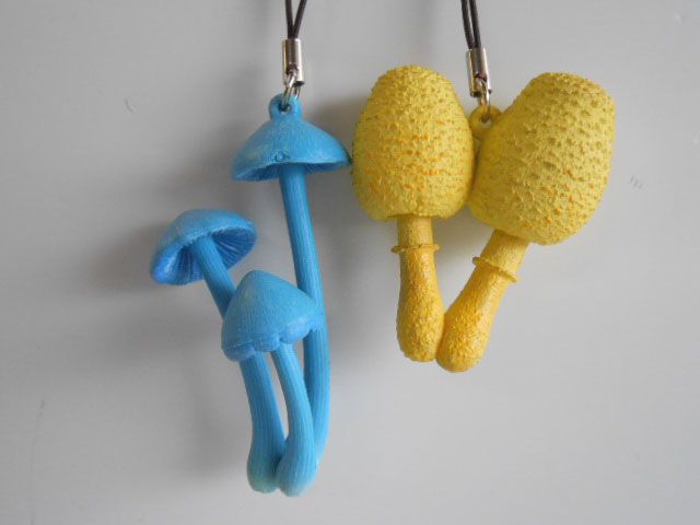 ♯Jui04DNネイチャーテクニキノコソフトストラップ3全4種