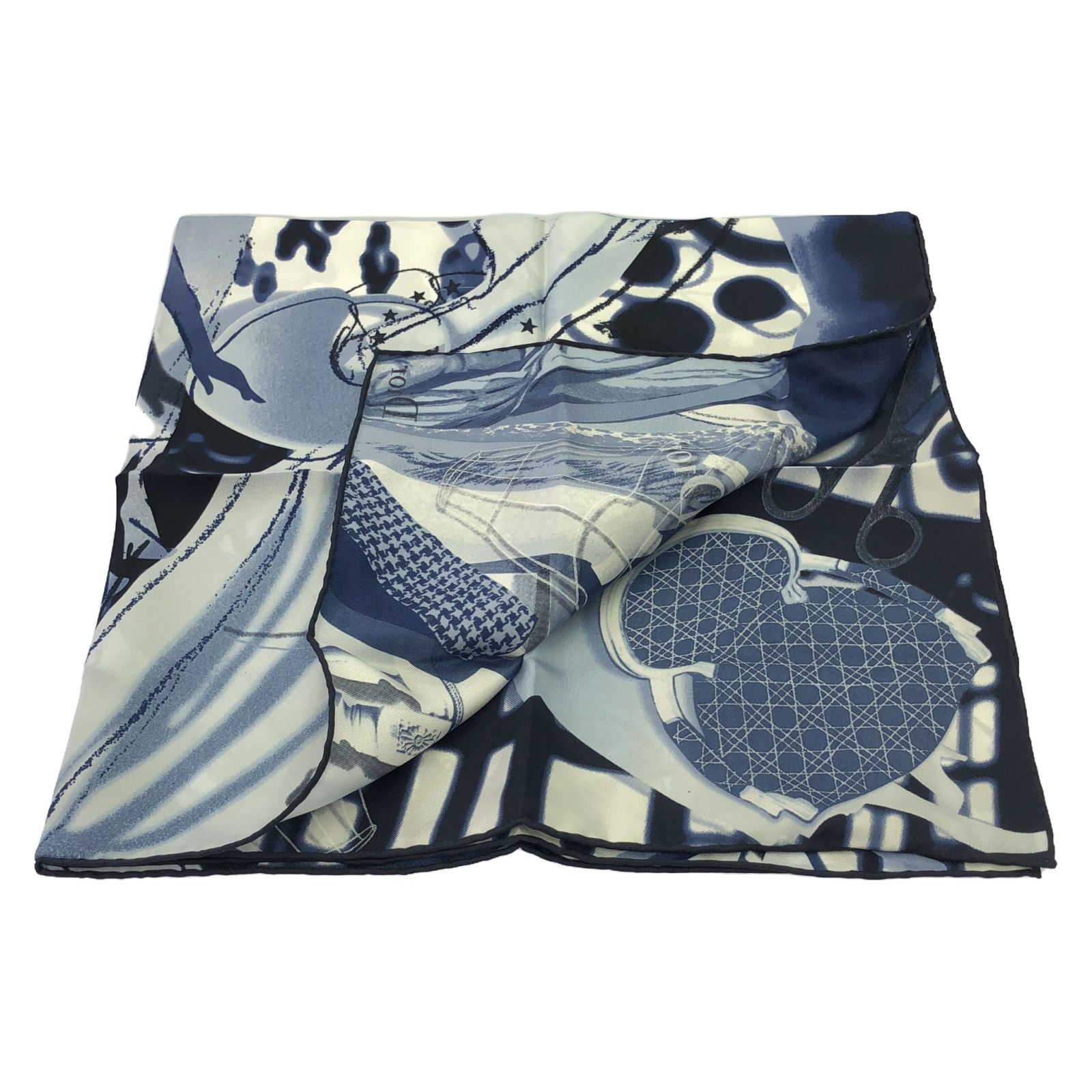 DIOR】ディオール ☆ スカーフ ネイビーブルー 送料込 (Dior/マフラー・ストール) 15DOB201I099_C540【BUYMA】