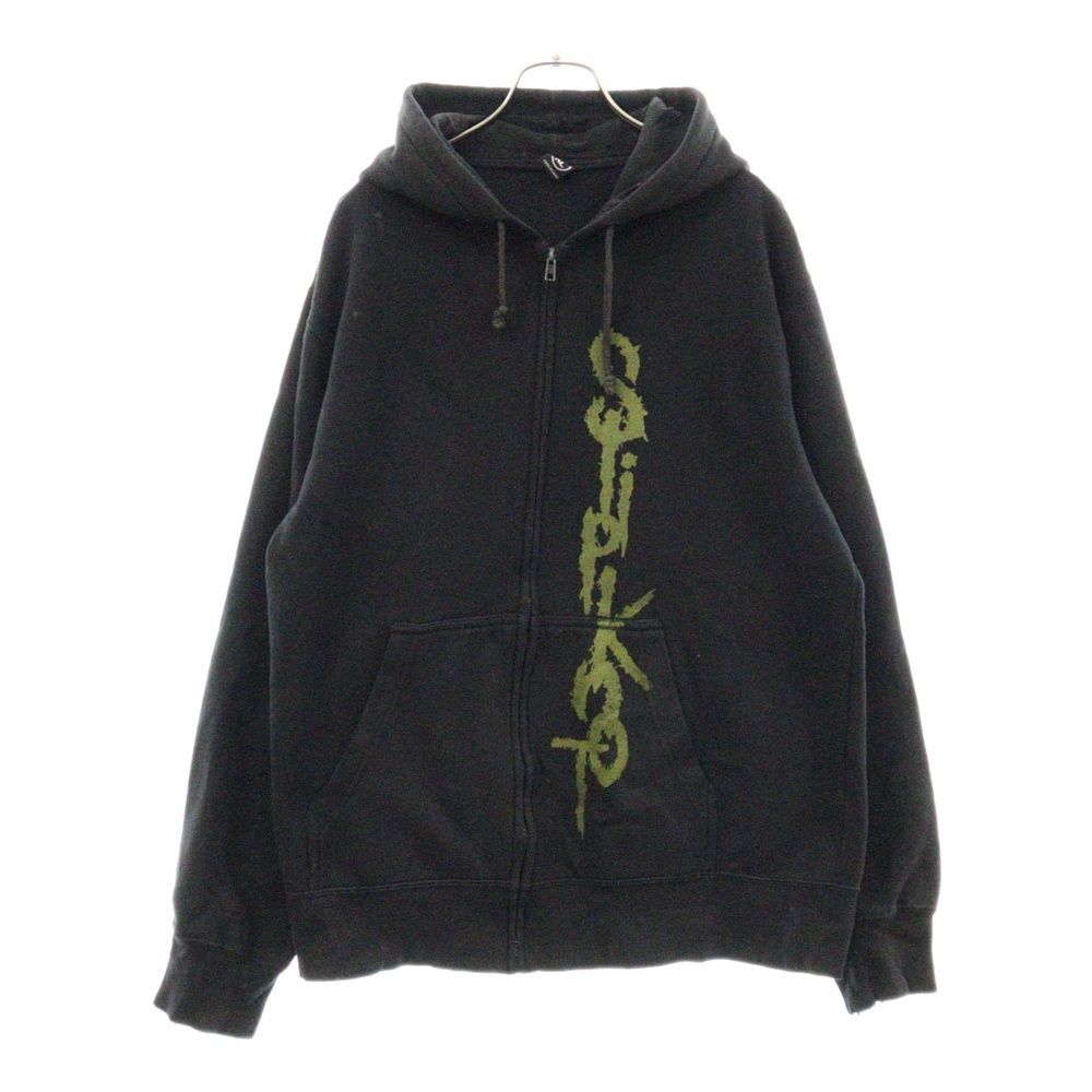 NO BRAND (ノーブランド) SLIPKNOT スリップノットプリント ジップアップ スウェット パーカー ブラック