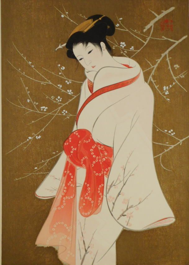 岩田専太郎 　　しら梅 岩田専太郎 しら梅の通販 by art's shop｜ラクマ