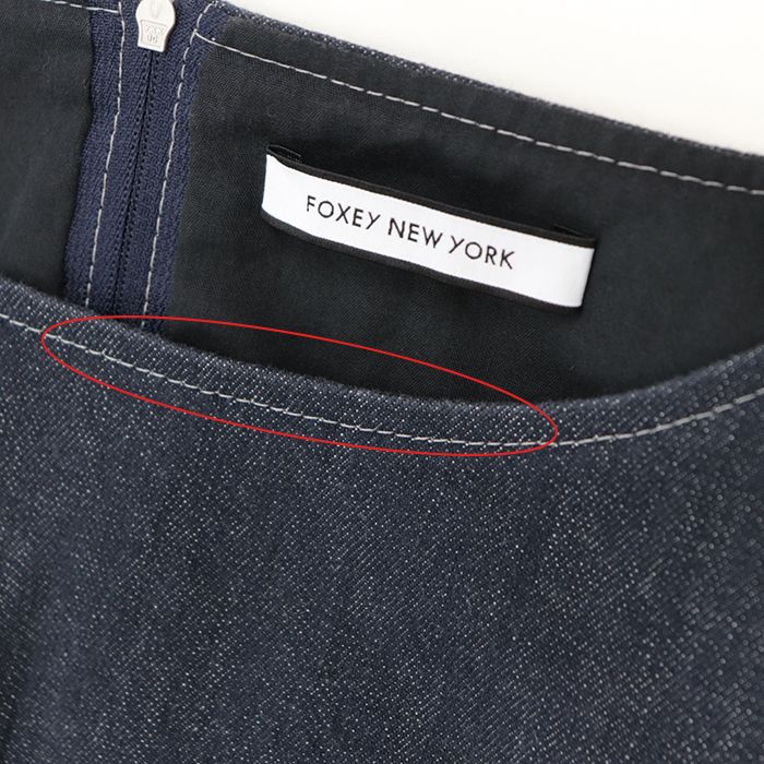foxey new york ワンピース デニム 日本製 フォクシーニューヨーク