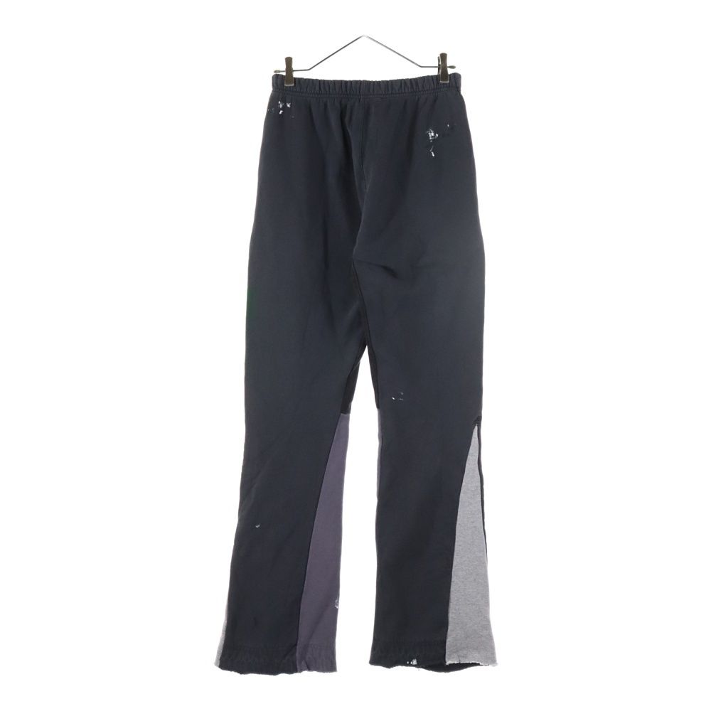 GALLERY DEPT. ギャラリーデプト GD LOGO PAINTED FLARE SWEAT PANTS ロゴプリント ペイント加工 フ スウェットパンツ ブラック DL-F-2105 P