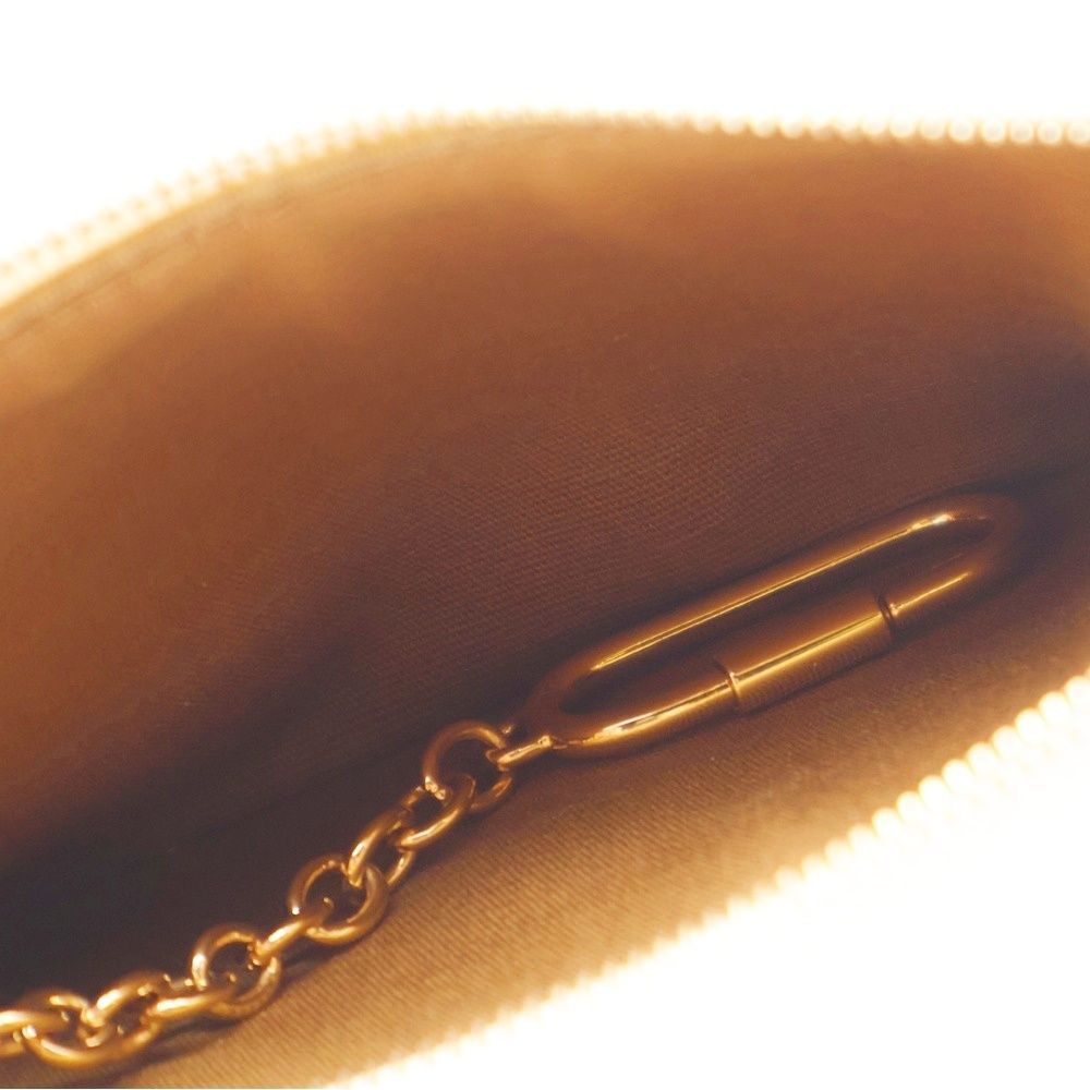 CELINE (セリーヌ) トリオンフキャンバス チェーン付 ジップアラウンド  