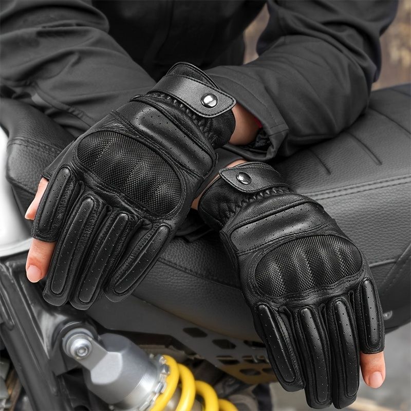 羊革 シープスキン 無地 手袋 オートバイ バイクグローブ 振動軽減 けが防止 スポーツ アウトドア 通気 耐磨耗 スマホ対応 手袋 ブラック M L XL ツーリング ドライブ アウトドア アウトドア用品