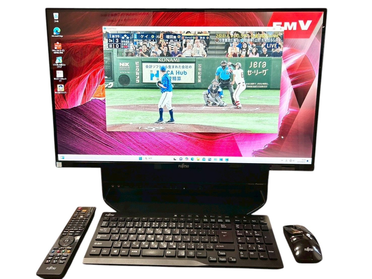 富士通 ESPRIMO FH90/3 テレビ 富士通 デスクトップパソコン 新品 同様 TVチューナー Win11 Blu