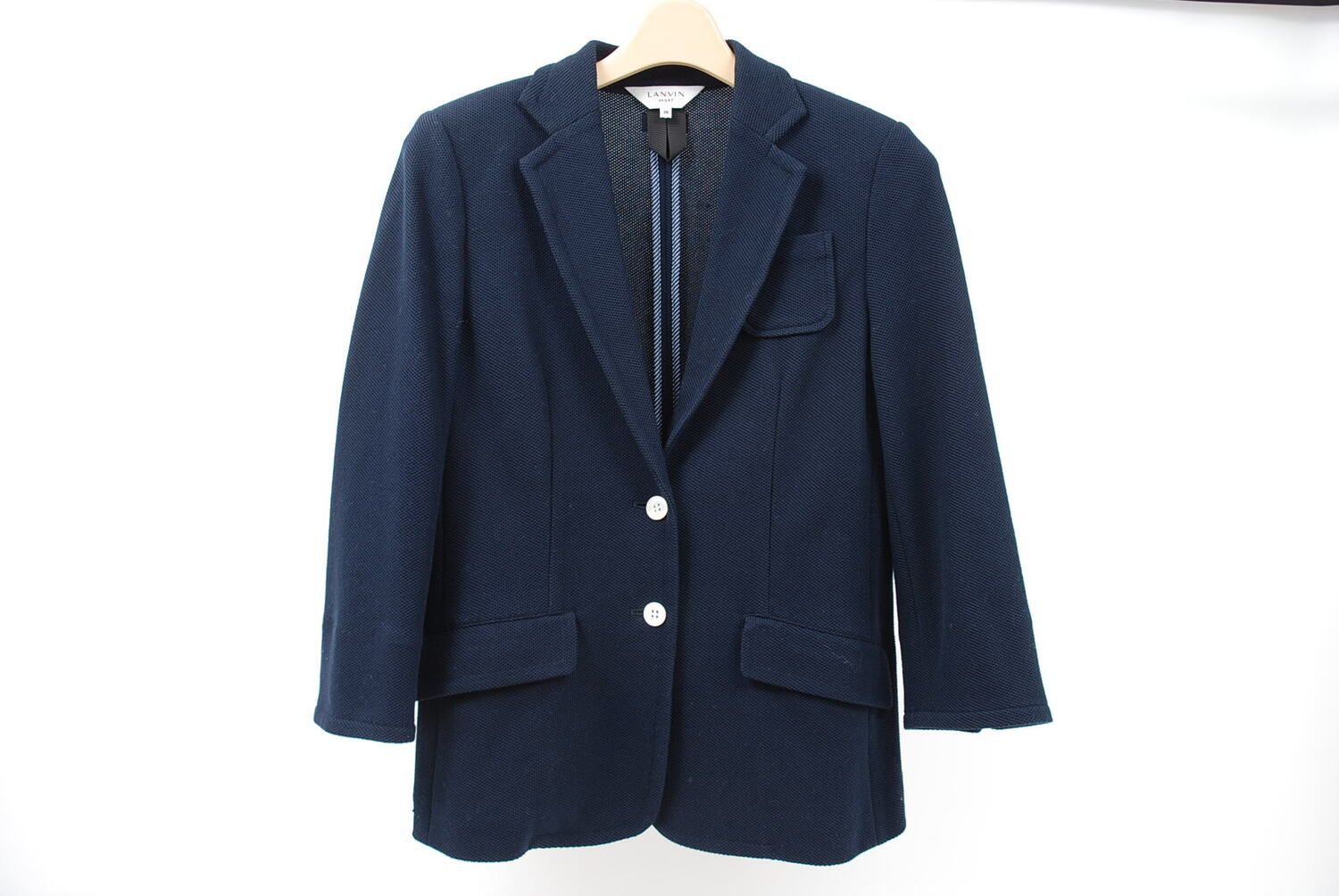 LANVIN - coco 中古 ランバンスポール LANVIN SPORT レディース テーラードジャケット 38(M) ネイビー 紺 LANVIN - coco 中古 ランバンスポール LANVIN SPORT レディース