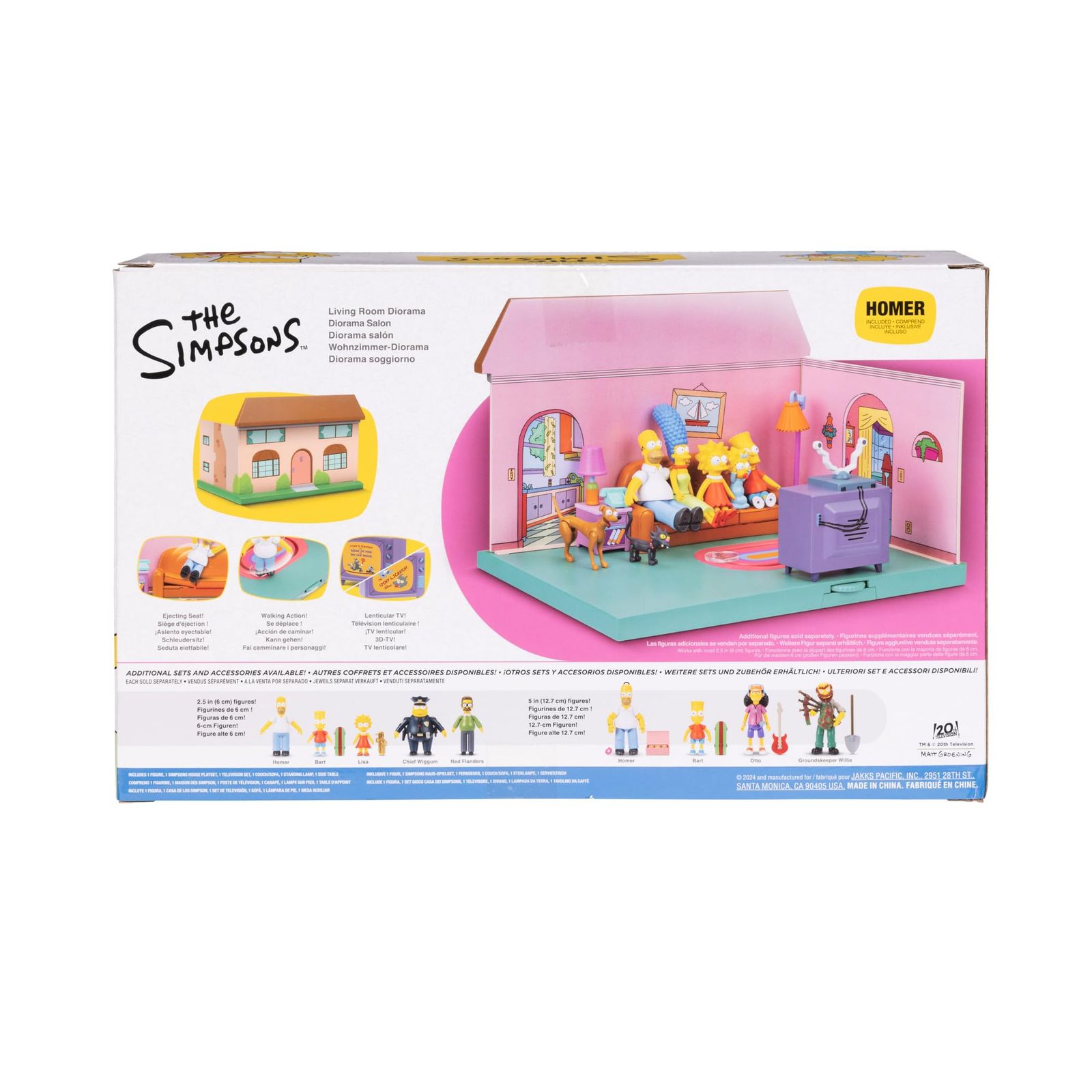 The コレクション Simpsons リビングルーム ジオラマハウス Playset
