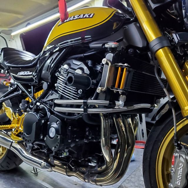 Z900RS 前期 後期 オイルクーラーKIT サイドターンモデル