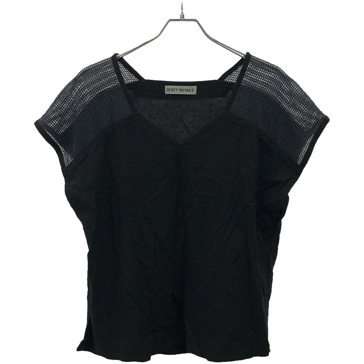 ISSEY MIYAKE イッセイミヤケ 14SS メッシュショルダートップス 