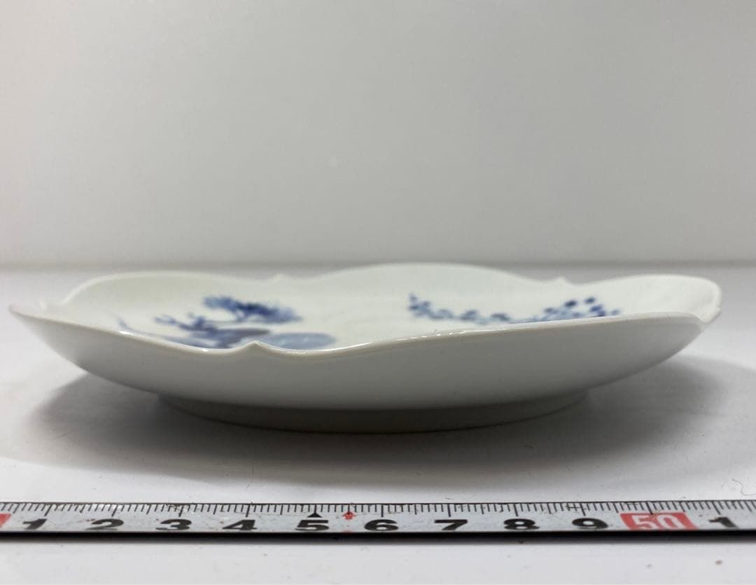 マイセン ブルーオーキッド プレート 直径18.5㎝ 東山5-0930