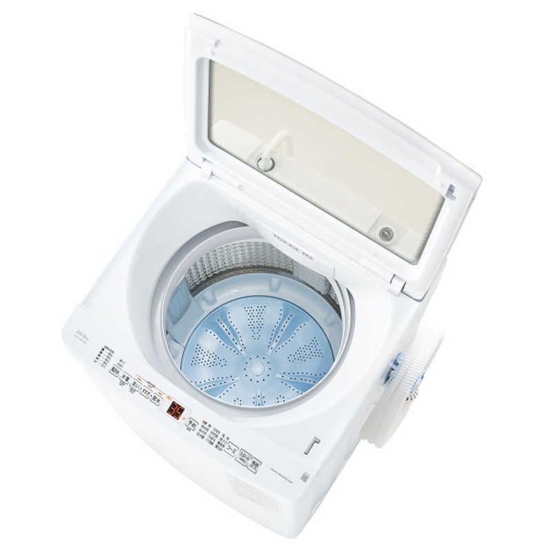標準セッティング無料 ♥ 配送無料 アクア AQUA 全自動洗濯機 洗濯10.0kg | 簡易乾燥 送風機能 | 上開き ホワイト AQW-V1001-W