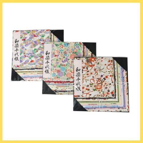 happy-shops おりがみ 和染 千代紙 友禅和紙(30枚入り)× 3セット大