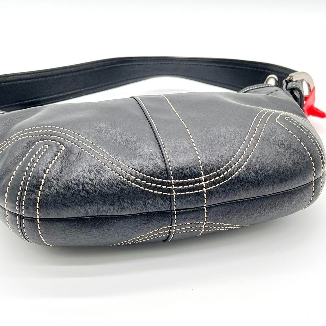 【美品】COACH ハンドバッグ ハーフショルダーバッグ ホーボー ブラック 美品】COACH ハンドバッグ ハーフショルダーバッグ ホーボー