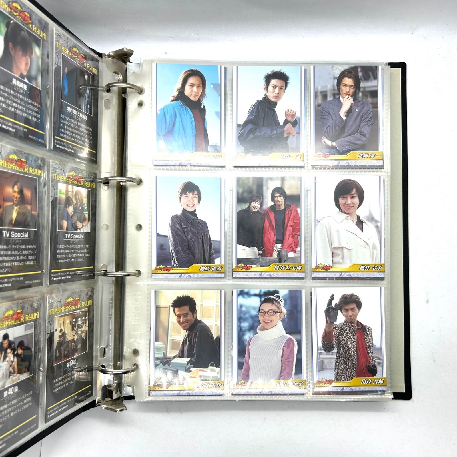 BANDAI - 仮面ライダー龍騎DVD全15巻　特典カードホルダー　カード多数 BANDAI - 仮面ライダー龍騎DVD全15巻 特典カードホルダー カード