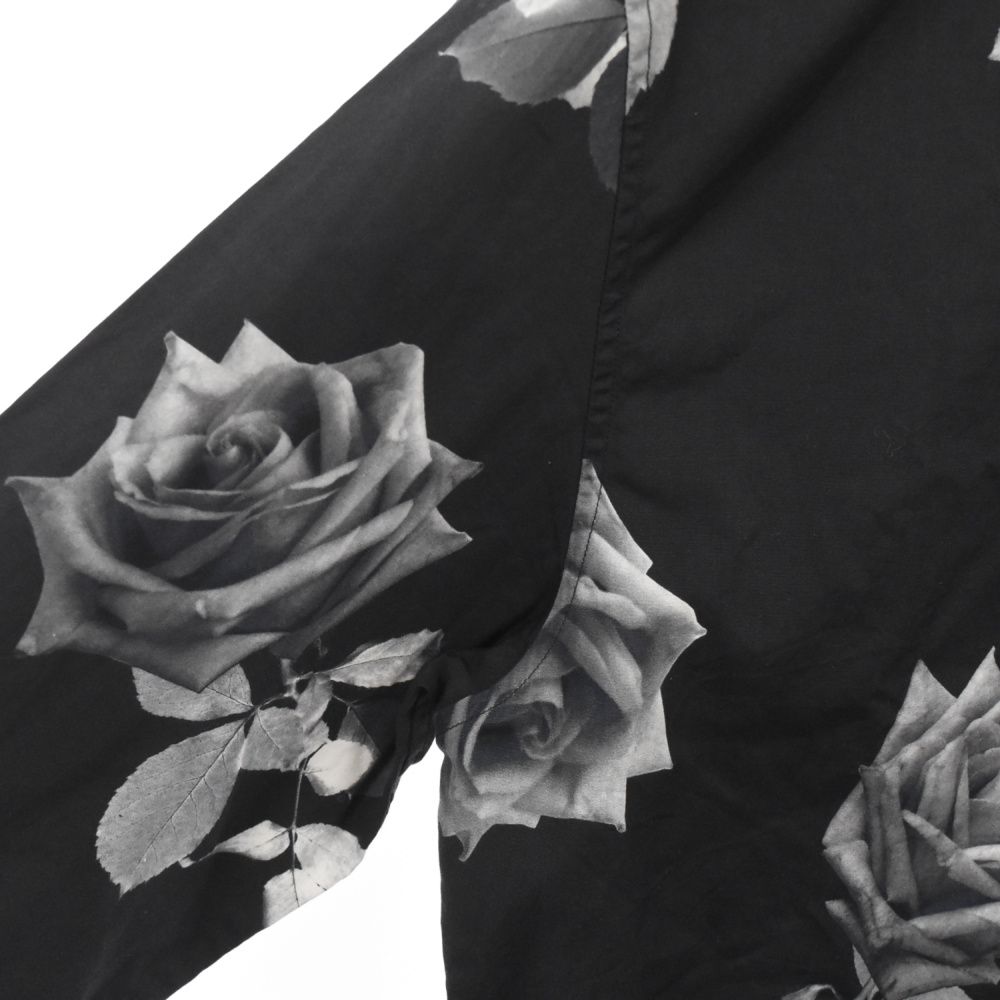 Dior Hommeディオールオム　総柄比翼長袖シャツ◆薔薇 Dior HOMME (ディオールオム) 16AW ローズ総柄 長袖シャツ