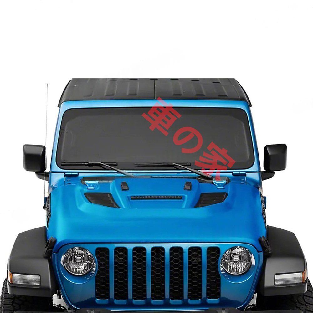 ジープ ラングラー JL 用 ファイタータイプ ボンネット 未塗装 2018-2025