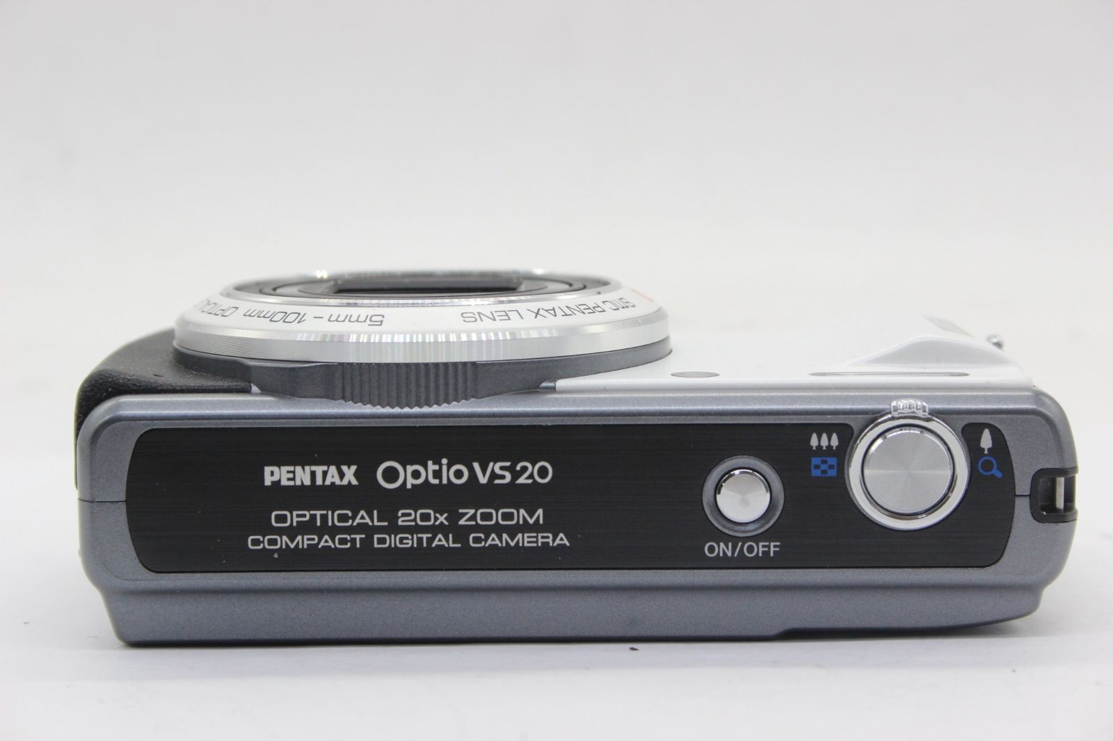 返品保証】 【元箱付き】ペンタックス Pentax Optio VS20 ホワイト 20x バッテリー チャージャー付き コンパクトデジタルカメラ  s9141 - メルカリ