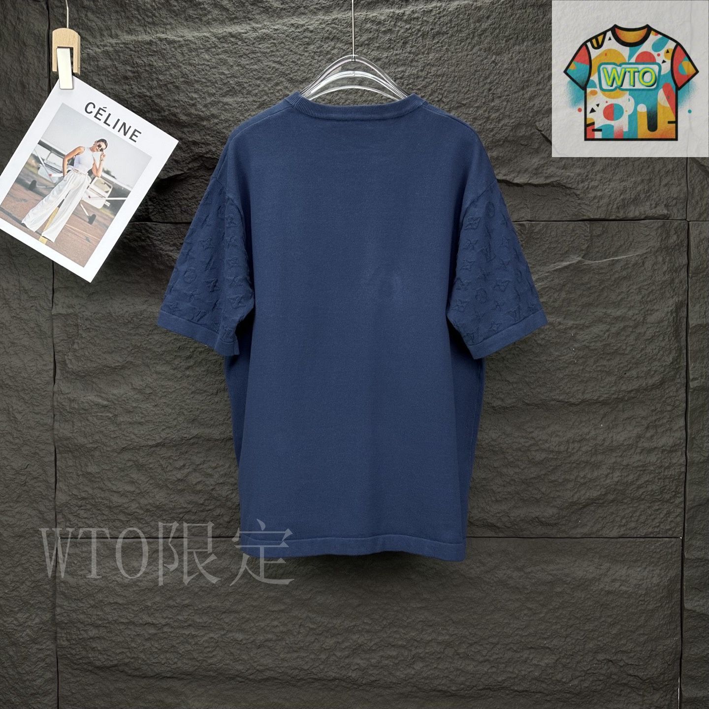 今日 Louis Vuitton ルイヴィトン 袖ロゴ ニット T-1