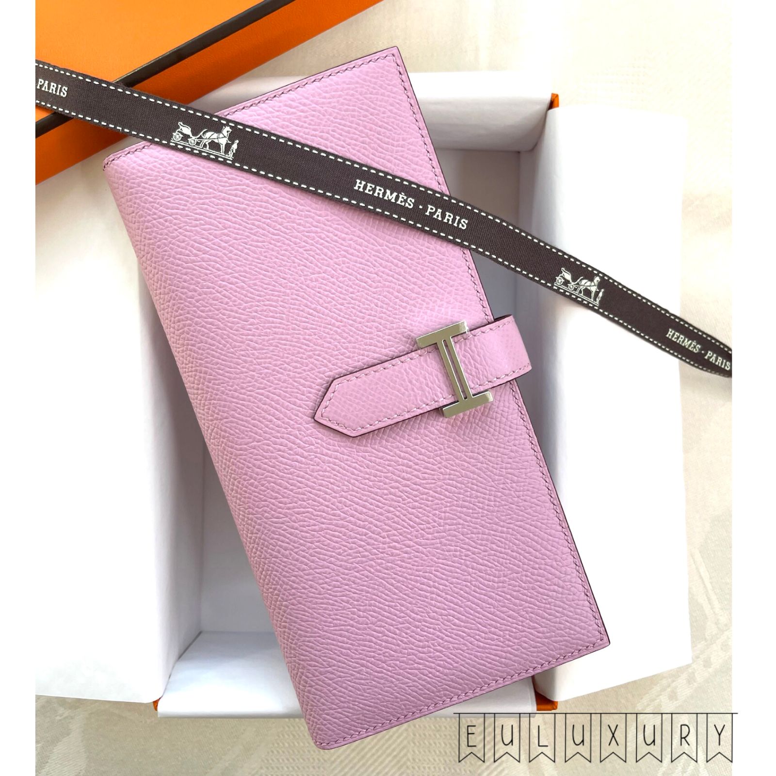 新品】☆エルメス ベアンスフレ モーブシルベストル長財布☆名品