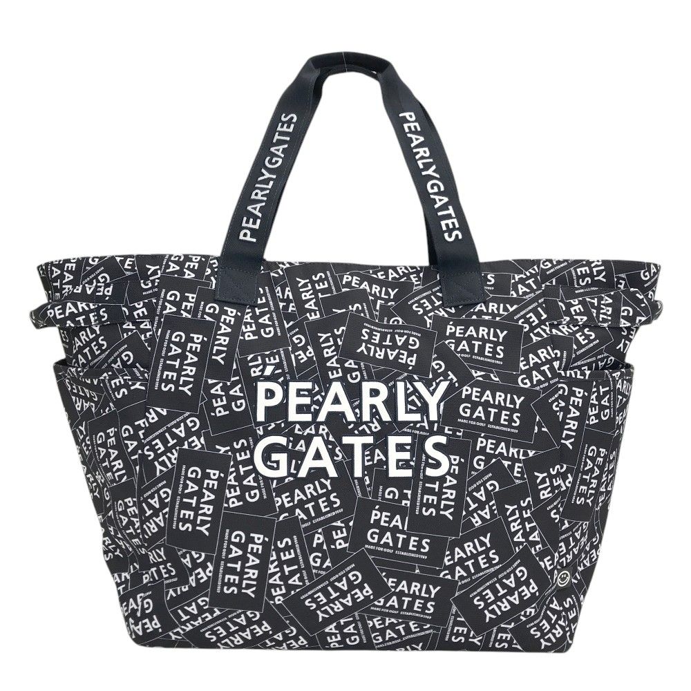 未使用級　パーリーゲイツ　ロッカーバッグ　ニコちゃん　大容量収納　ロゴ総柄 PEARLY GATES 【美品】パーリーゲイツ ロッカーバッグ ピンク