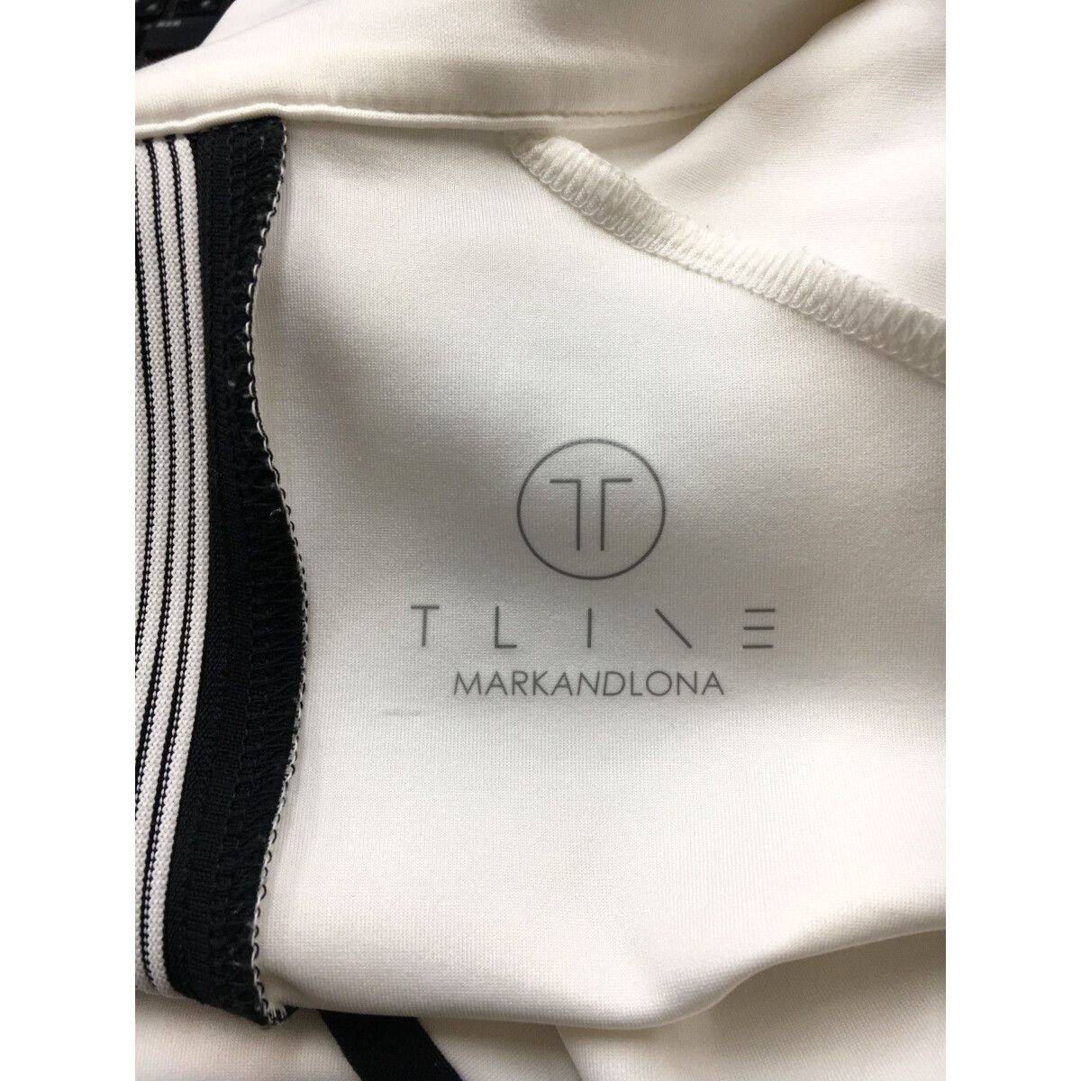 メンズ マークアンドロナ MARK&LONA 長袖シャツ M ホワイト 白 ハーフ