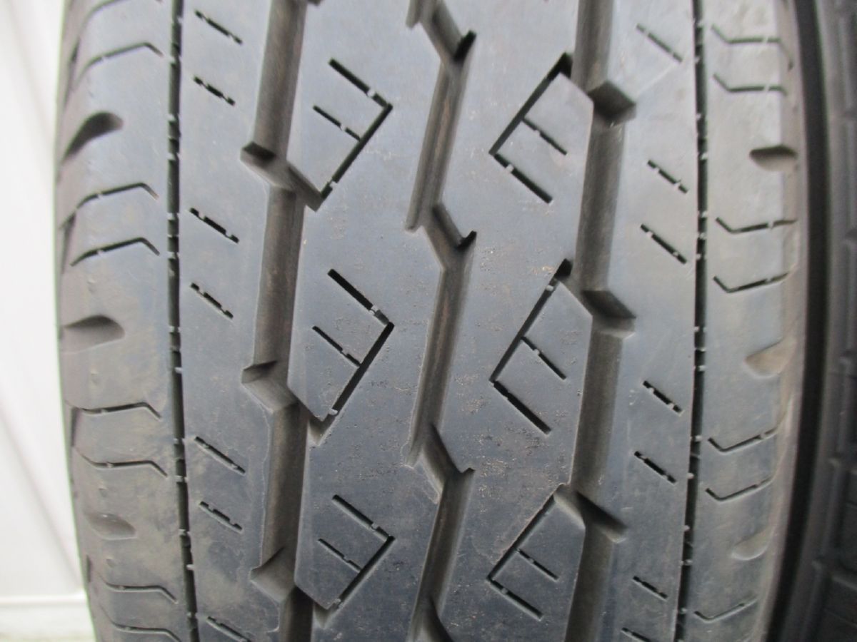 165R13 LT 6PR ブリヂストン V600 製 4本 T59250801 インボイス領収書発行