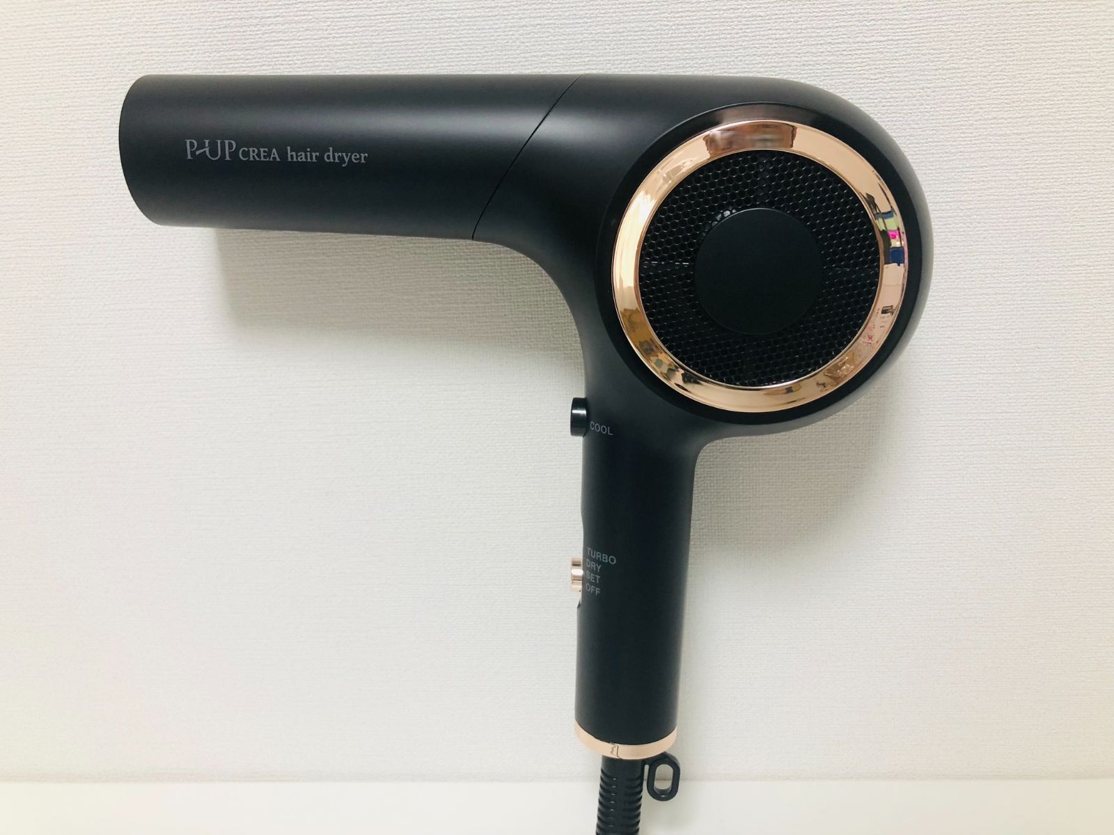P-UP CREA ピーアップ クレア ヘアドライヤー 2024年製 ブラック