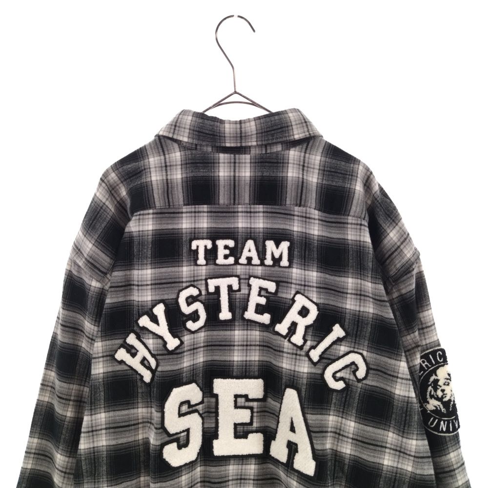 WIND AND SEA (ウィンダンシー) ×Hysteric Glamour 3rd CHECK SHIRT 