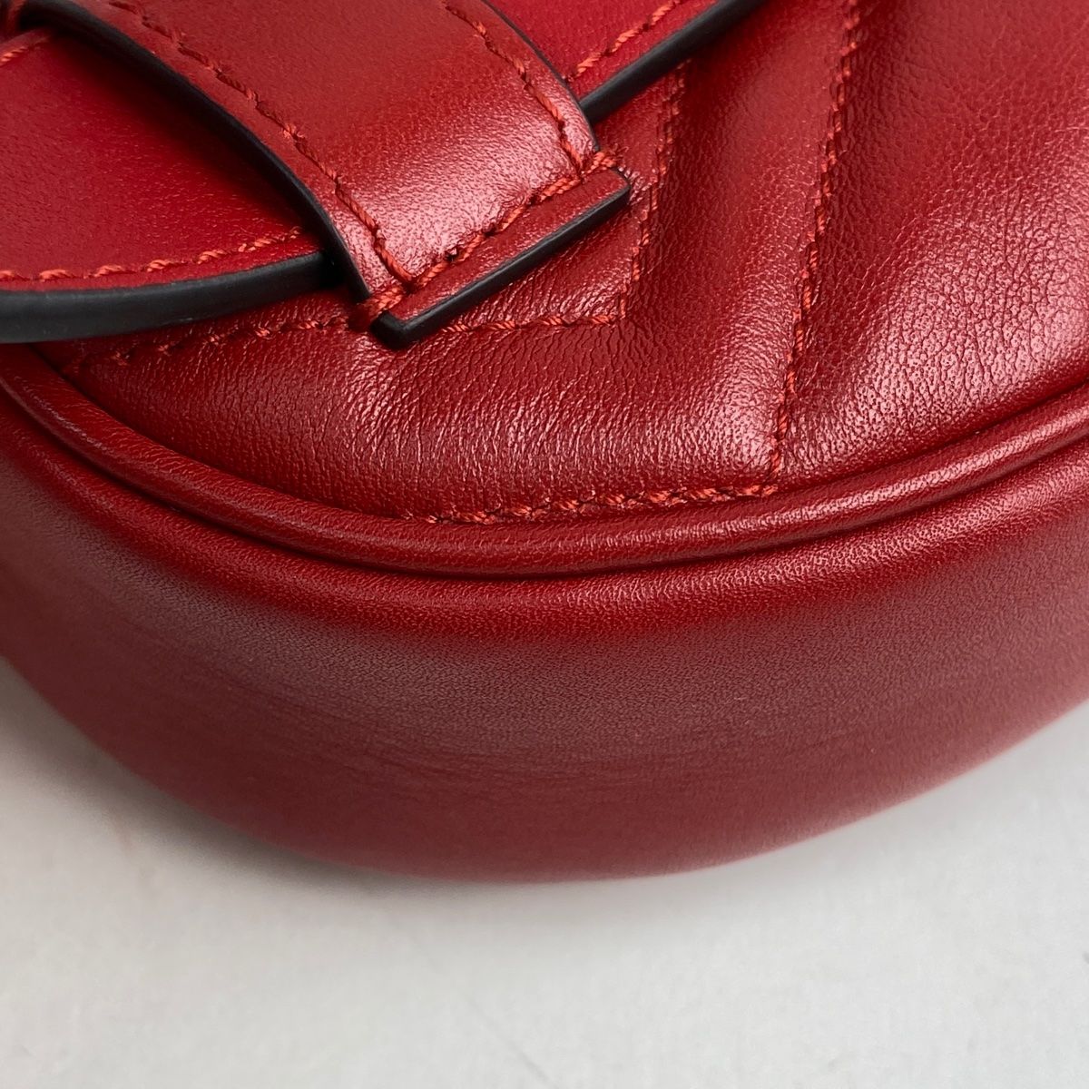 グッチ GUCCI GGマーモント ウエストバッグ ベルトバッグ ボディバッグ レザー レッド 476434 レディース DECORATOM_COM_BR