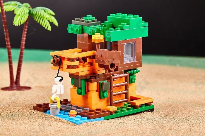 LEGO レゴ マインクラフト マイクラ 風 ブロック 互換 ジャングル密林