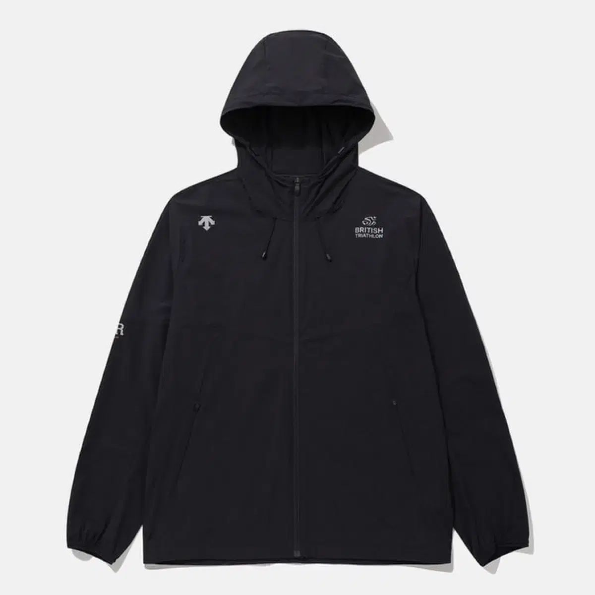 ディセント 軽量 ストレッチ ウインドブレーカー SQ223IWB41 黒 95