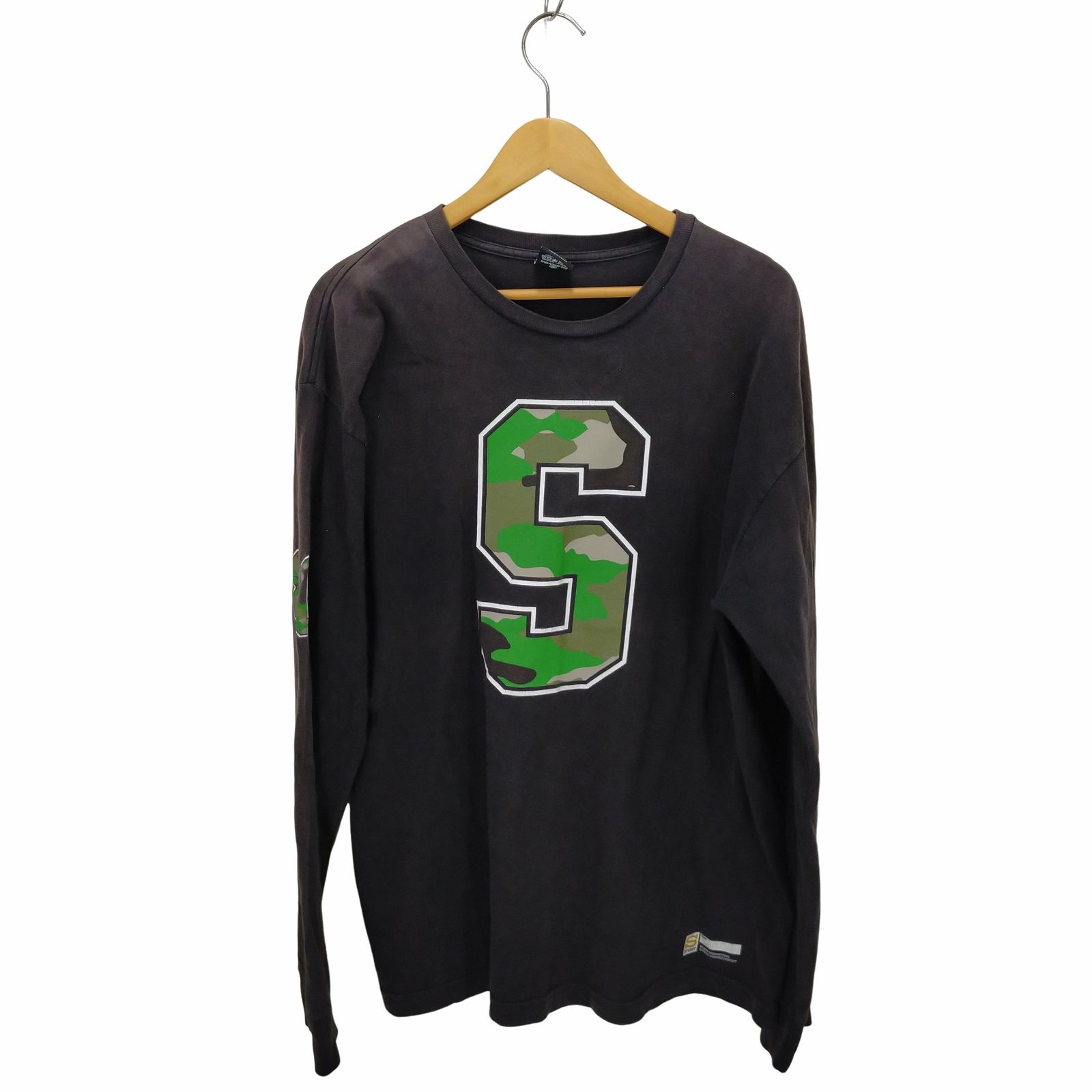 ステューシー Stussy Sロゴプリント長袖tシャツ メンズ  XL