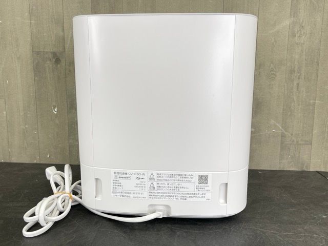 展示品 シャープ 衣類乾燥除湿機 【中古】 動作保証 SHARP CV-P60-W 2024年製 プラズマクラスター ホワイト 家電製品 062011  /20853