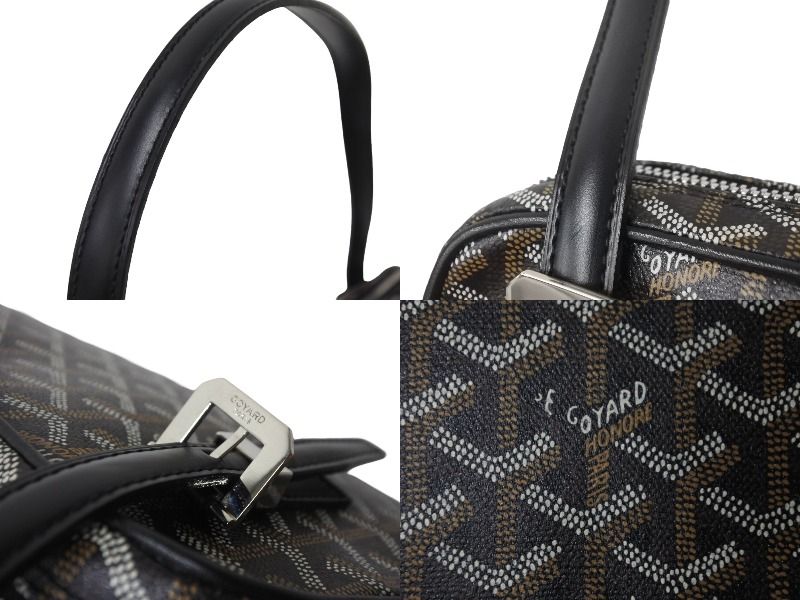 GOYARD ゴヤール ショルダーバッグ ヨナGM ブラック レザー