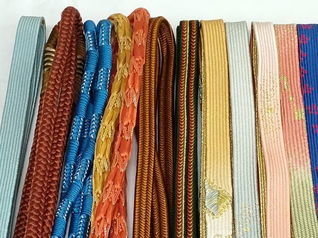 平和屋着物○和装小物 帯締め20本 高麗組 冠組 金銀糸 逸品 DAAV8027by