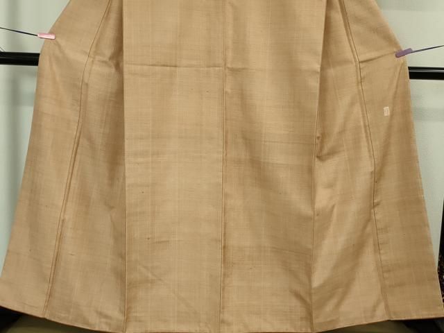 平和屋着物■極上　染司よしおか　五代目　吉岡幸雄　色無地　宍色　逸品　DZAA7369kh5 平和屋着物□極上 染司よしおか 五代目 吉岡幸雄 色無地 宍色 逸品