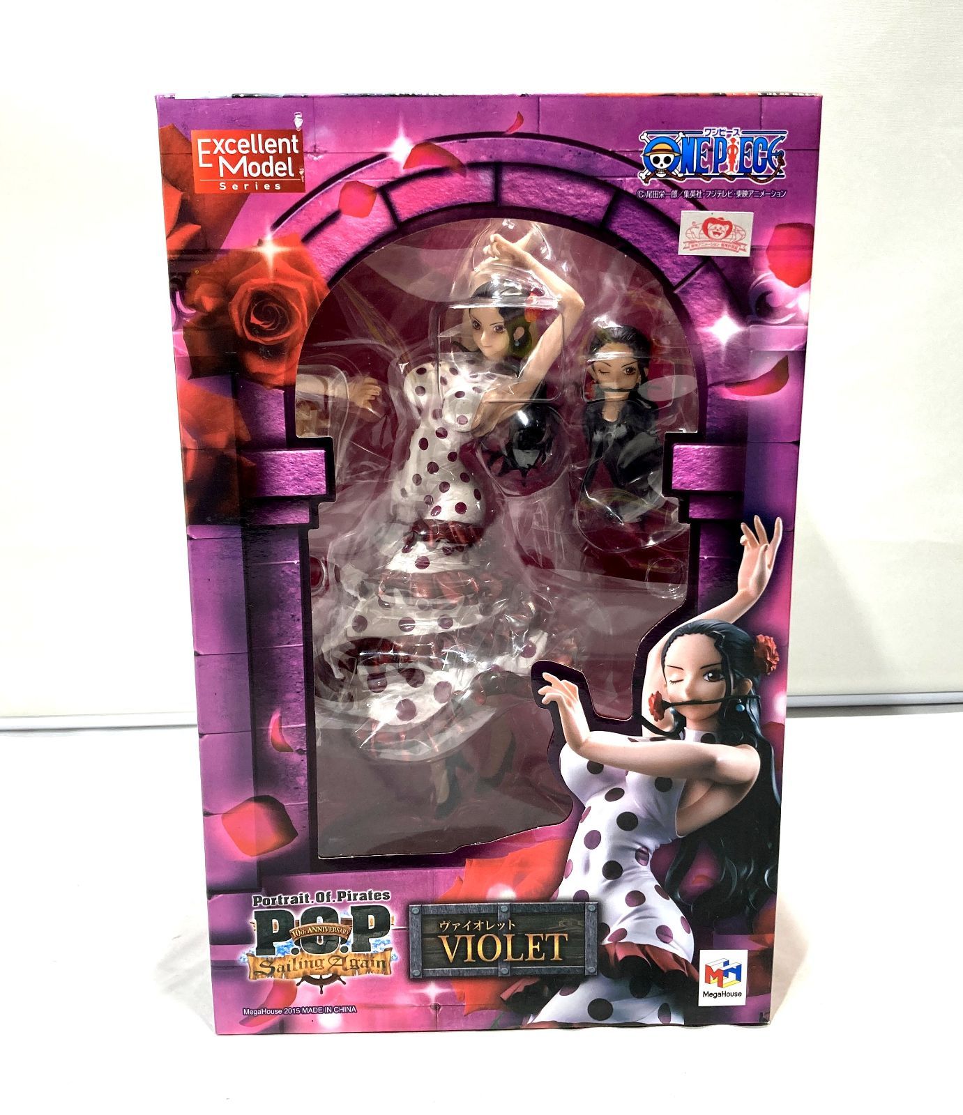 高松43-0025 Portrait.Of.Pirates ワンピース Sailing Again ヴァイオレット 1 8 完成品フィギュア メガハウス 80サイズ