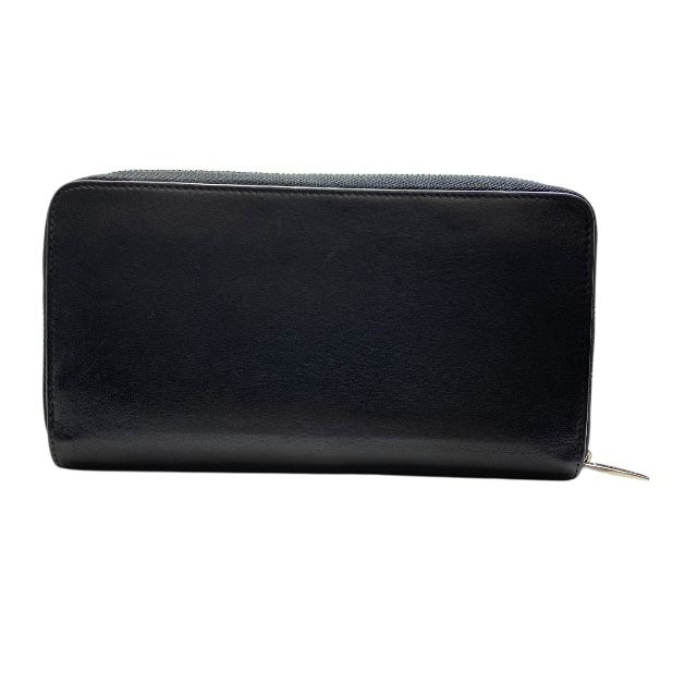 カルティエ マスト ドゥ カルティエ ラウンドジップ インターナショナル 財布 長財布 ロングウォレット レザー ブラック Cartier