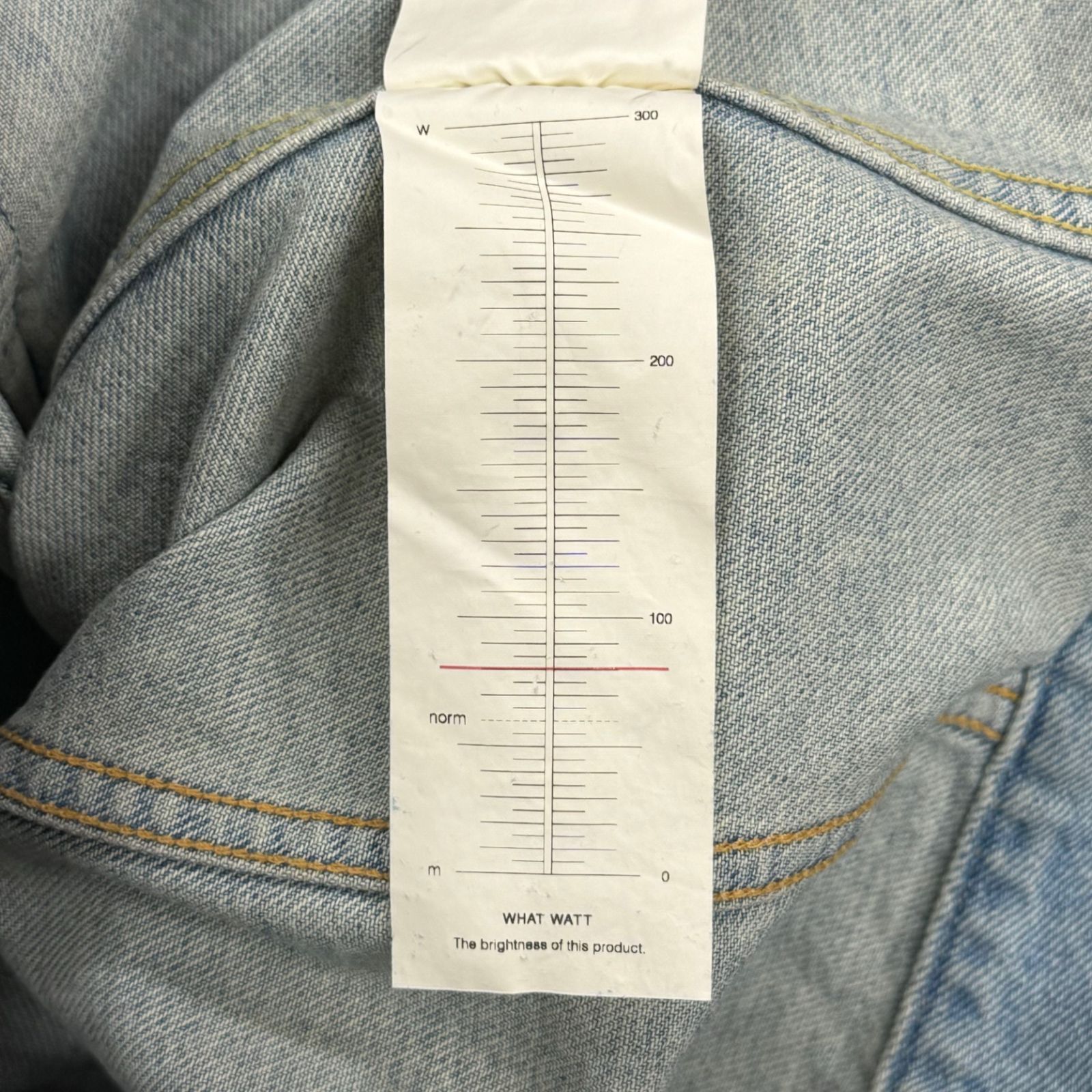 定価41800円 新品 NEONSIGN Drop sleeve denim jacket 
