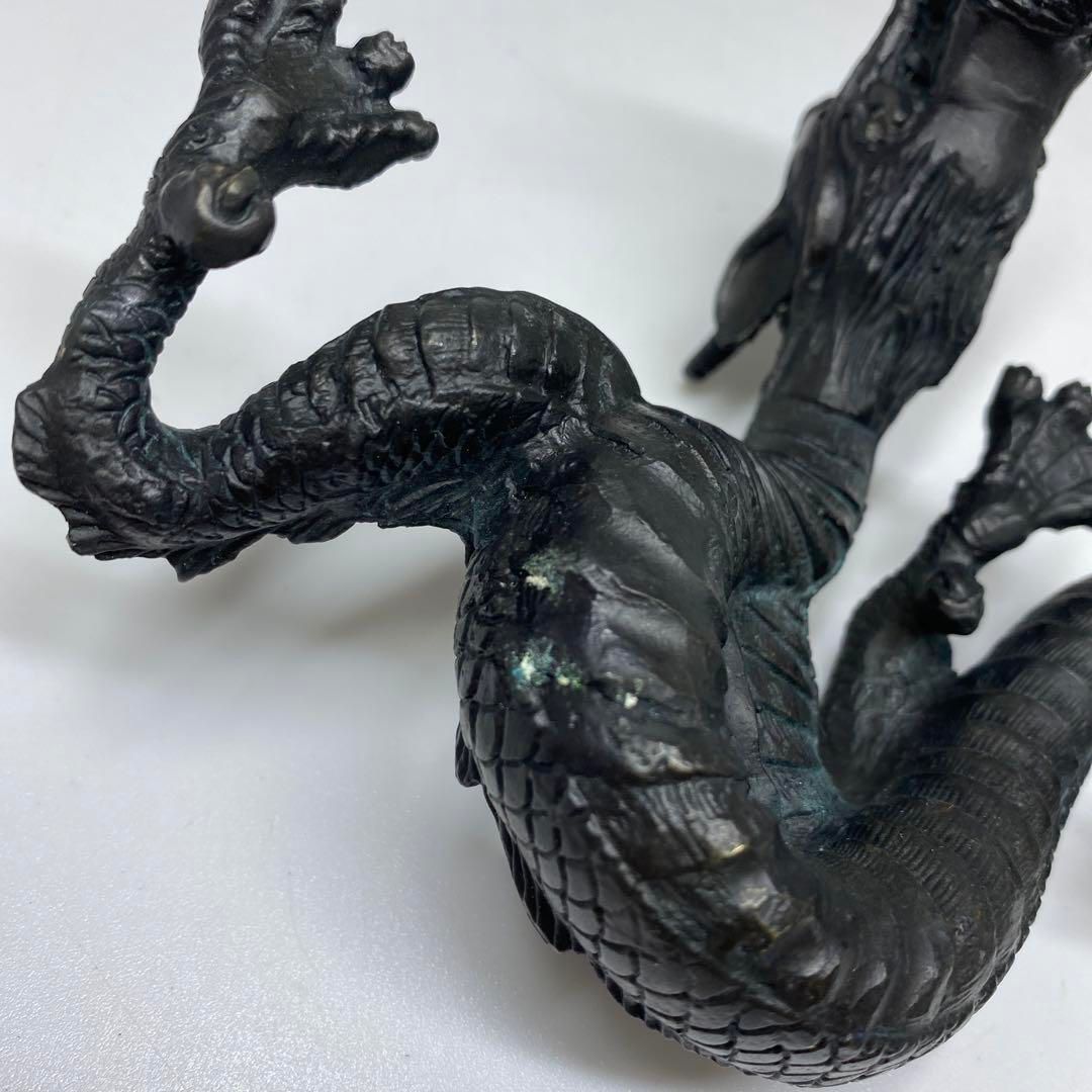 古銅 双龍 ブロンズ 置物 1687g 東さ6-0909 WWW_IBETON_RU