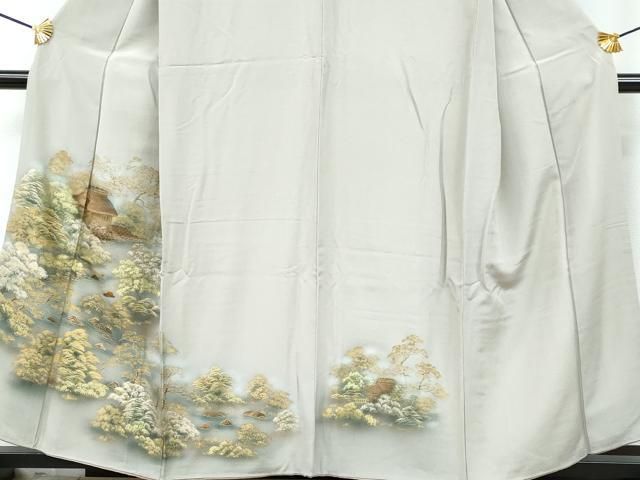 平和屋着物□訪問着 風景文 暈し染め 金彩 正絹 逸品 CAAQ4480fb