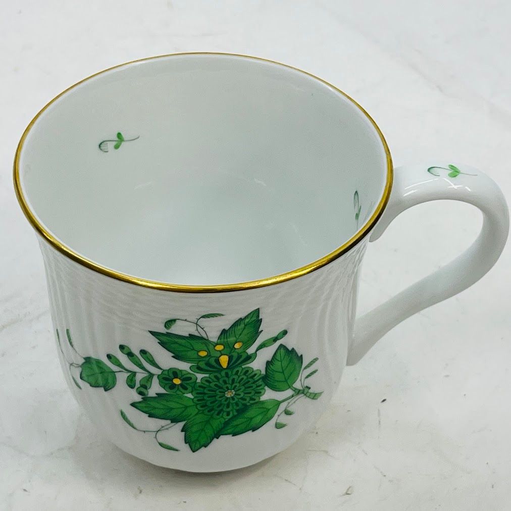 ヘレンド Herend AV アポニーグリーン 1729 0 00 マグ 25 L ラージ