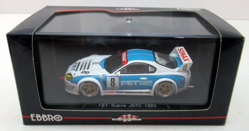 MMP 1/43 EBBRO FET Supra JGTC 1995 #8 White/Blue 856 - メルカリ