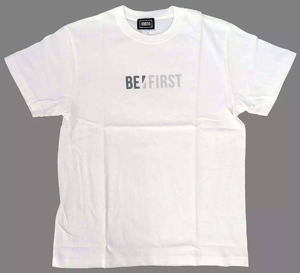 中古】Tシャツ BE：FIRST カラーロゴTシャツ ホワイト Mサイズ