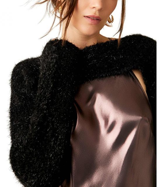 フリーピープル Free People Shimmer Bolero レディース Sweaters Black Combo Free People Shimmer Bolero in Black Combo | REVOLVE
