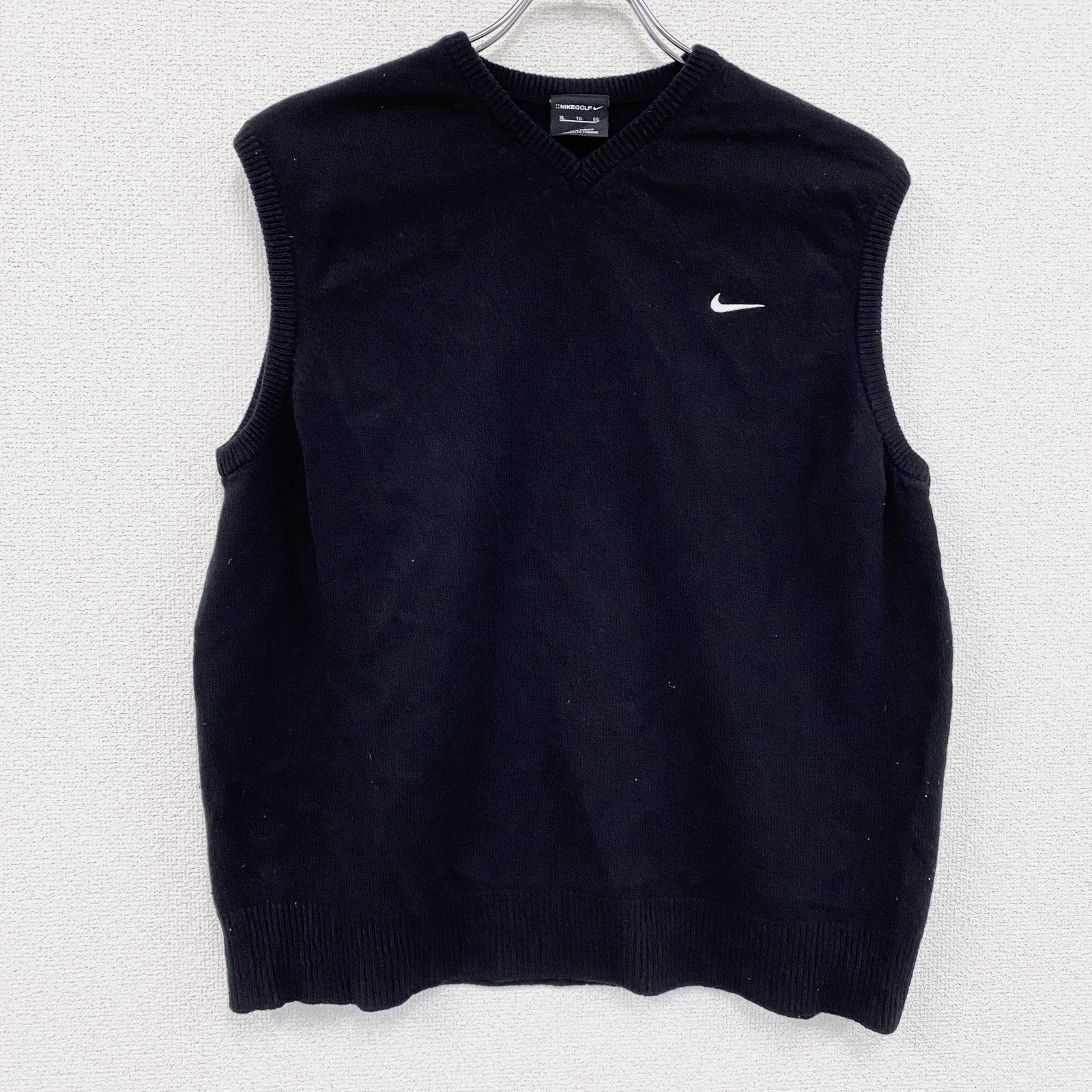 NIKE GOLFナイキ ゴルフ ベスト ジャケットｖネック ウェアー 黒 L NIKE GOLFナイキ ゴルフ ベスト ジャケットvネック ウェアー 黒